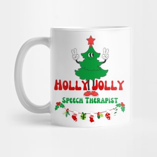 Christmas Speech Language Pathology, Speech therapy, speech path, slp, slpa Mug